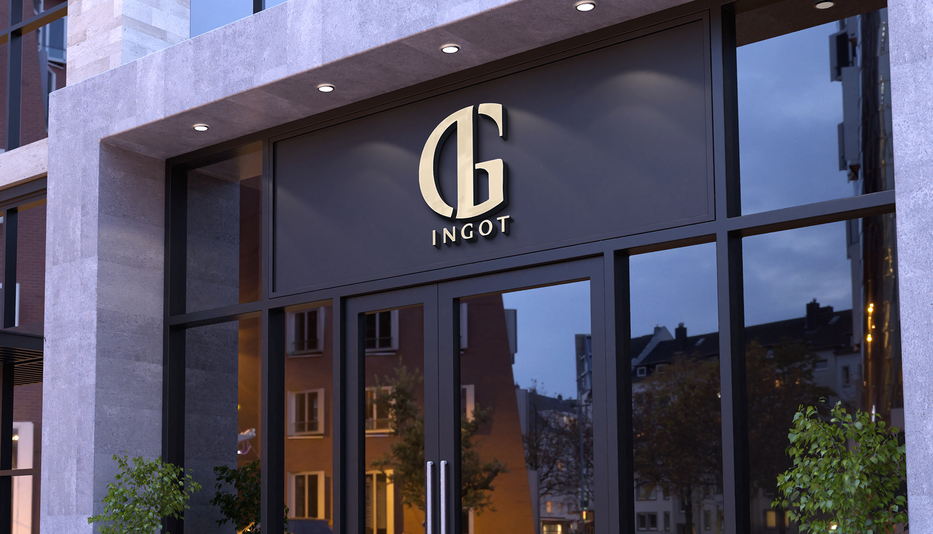 Konzeptzeichnung des Stores